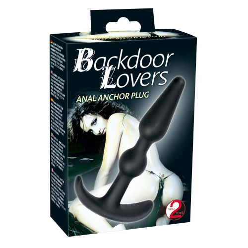Orion Backdoor Lovers Anal Anchor Plug силиконовая анальна пробка,  10х2 см
